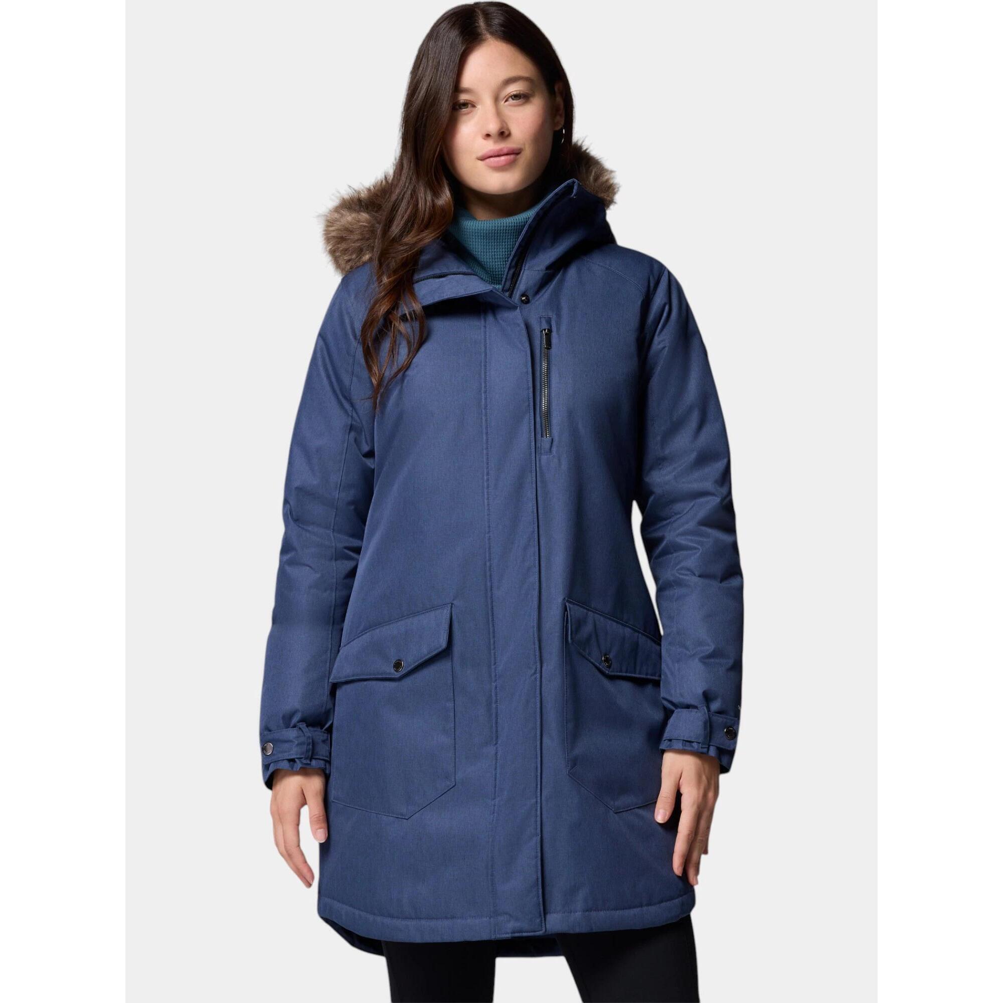 Columbia - Manteau D'Hiver Femme Suttle Mountain - Doudoune Synthétique - Bleu - Decathlon