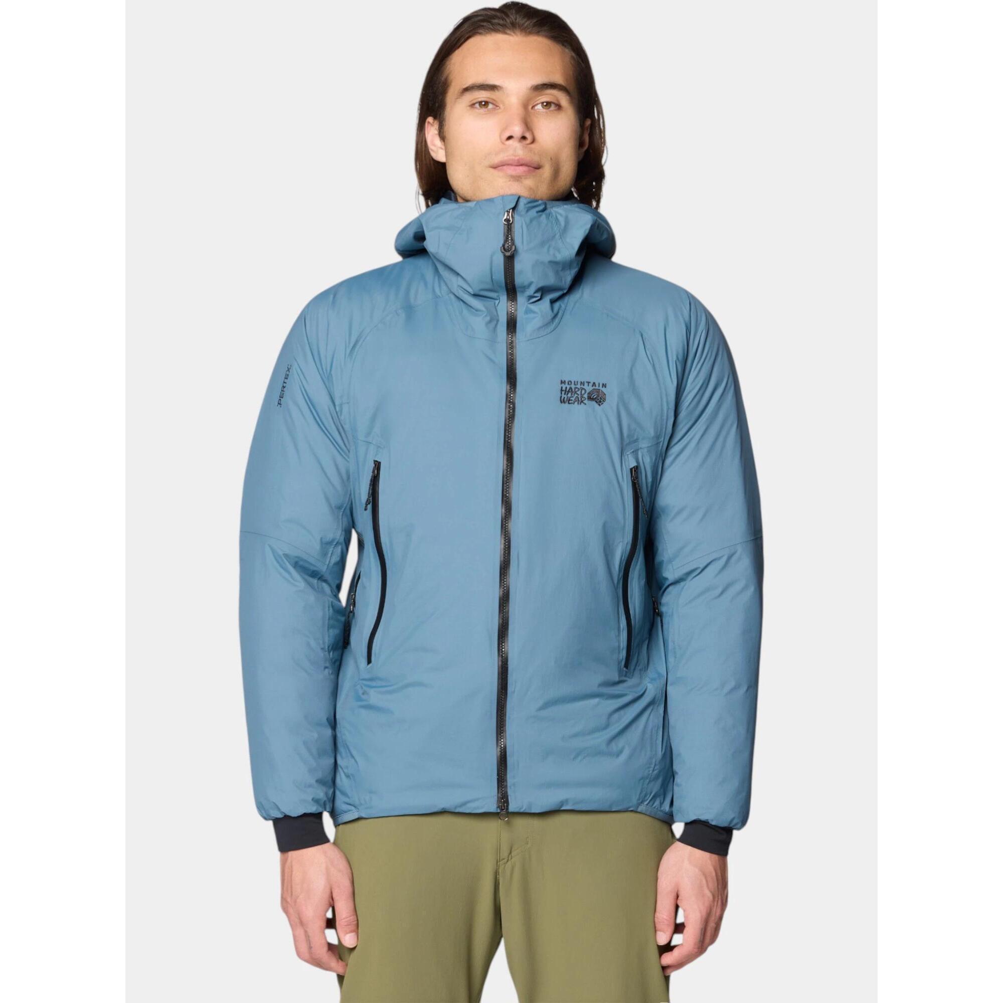 Mountain Hardwear - Doudoune Homme Storm Whisperer - Doudoune Duvet - Bleu - Decathlon