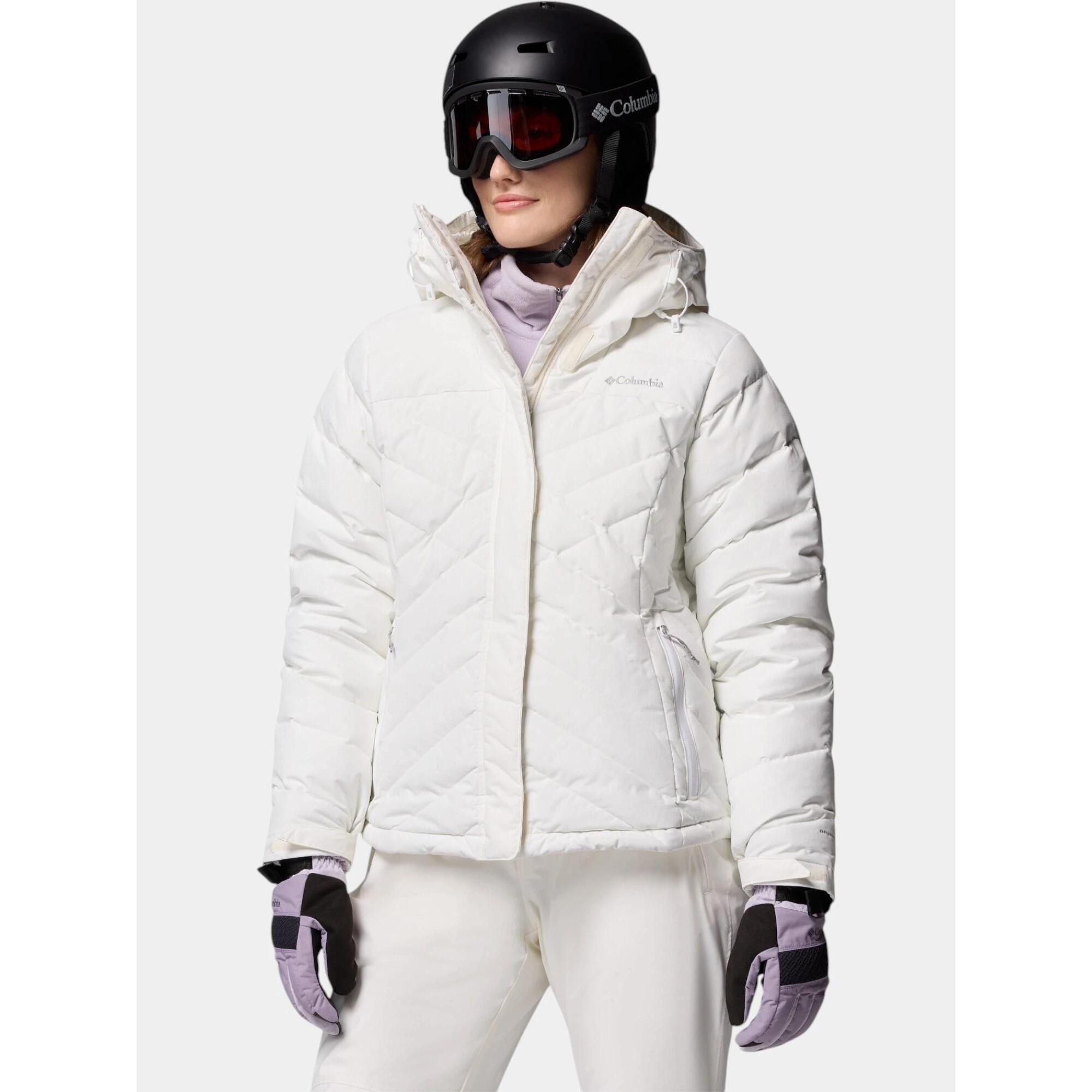 Columbia - Manteau D'Hiver Femme Lay D V - Doudoune Synthétique - Beige - Decathlon