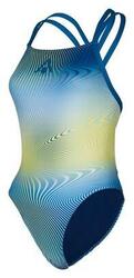 Maillot de Bain Femme 1 Pièce Aquasphere Essential Open Back Bleu