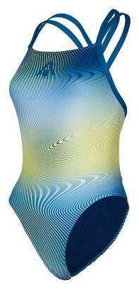 Maillot de Bain Femme 1 Pièce Aquasphere Essential Open Back Bleu