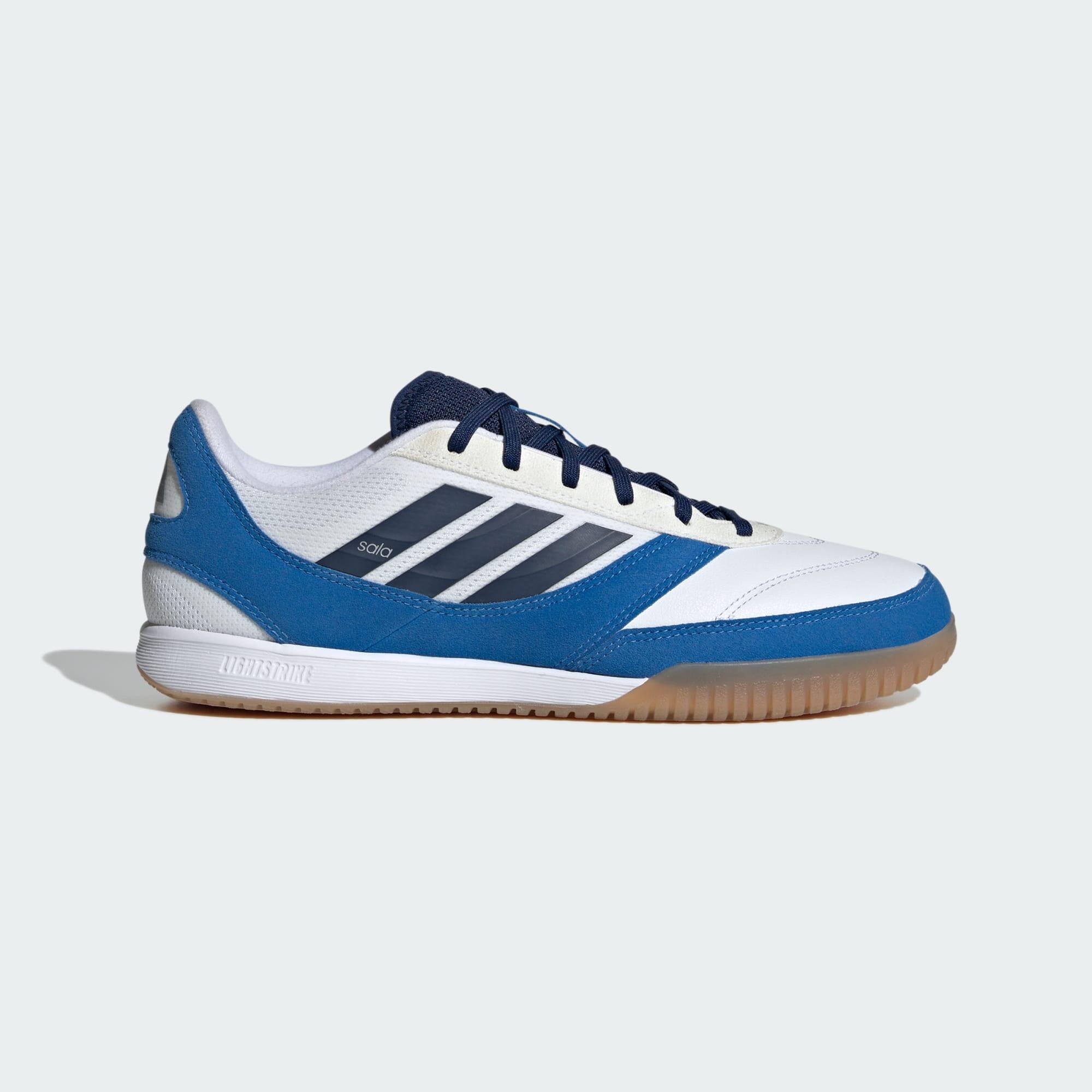 Adidas - Chaussure Top Sala Competition 2 Indoor - Chaussures De Futsal - Blanc|bleu|gris - 44,5 - Decathlon