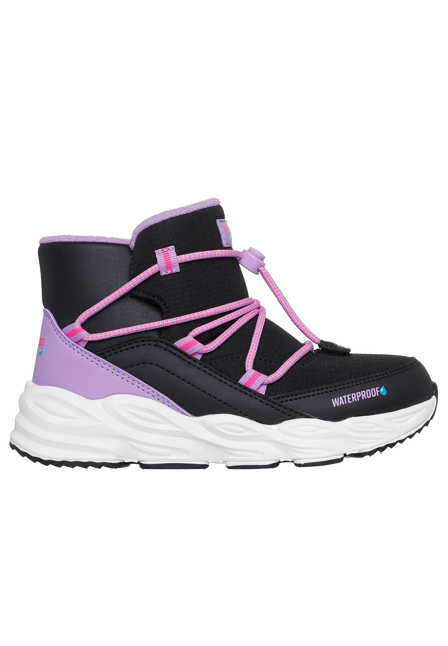 Skechers Turbo Tread Winter Storm Kinder Winterstiefel Sneaker 303492L blau/pink 2/5