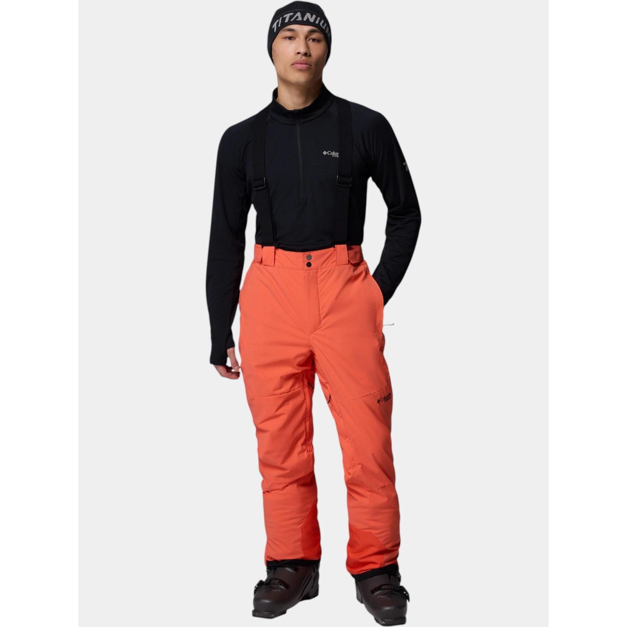 Columbia - Combinaison De Ski Homme Cirque Bowl - Pantalon De Ski - Jaune|orange - Decathlon