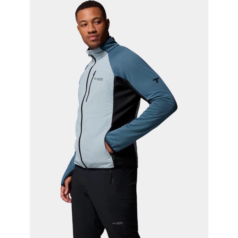 Pulover polar Arctic Chest Hybrid Full Zip barbati