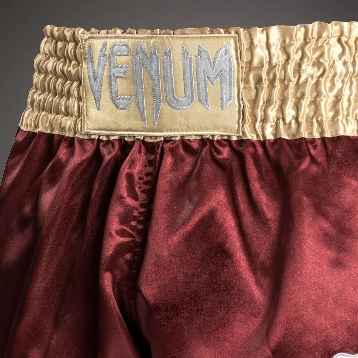 Venum Classic Muay Thai Shorts Bordeaux/Gold L 4/7
