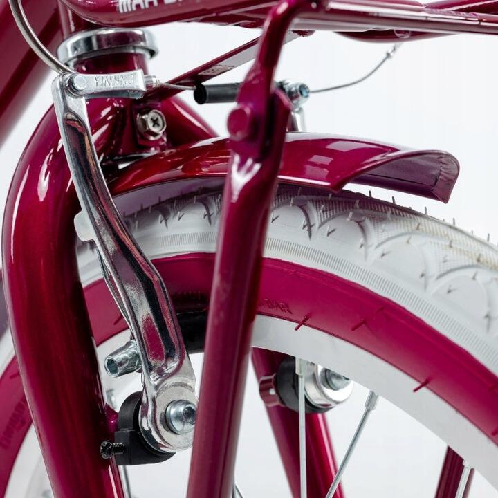 Kinderfiets GERMINA voor meisje 18 inch met zijwieltjes, bagagedrager 3/3