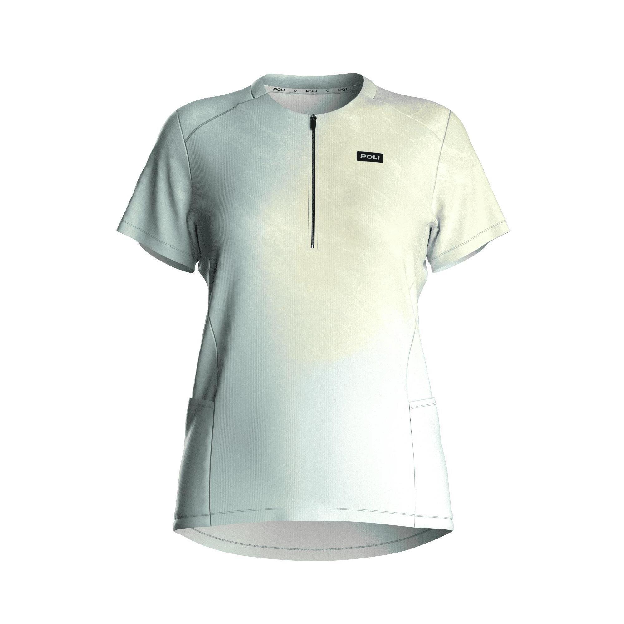 Poli - Maillot Trail Femme - Biotope - Maillot Manches Courtes - Marron - Decathlon