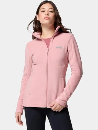 Sweat zippé Columbia blanc pour femme confortable
