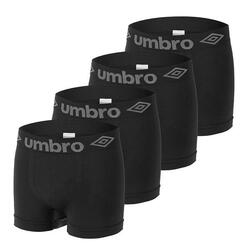 x4 Boxers Noir Homme Umbro AS1B2