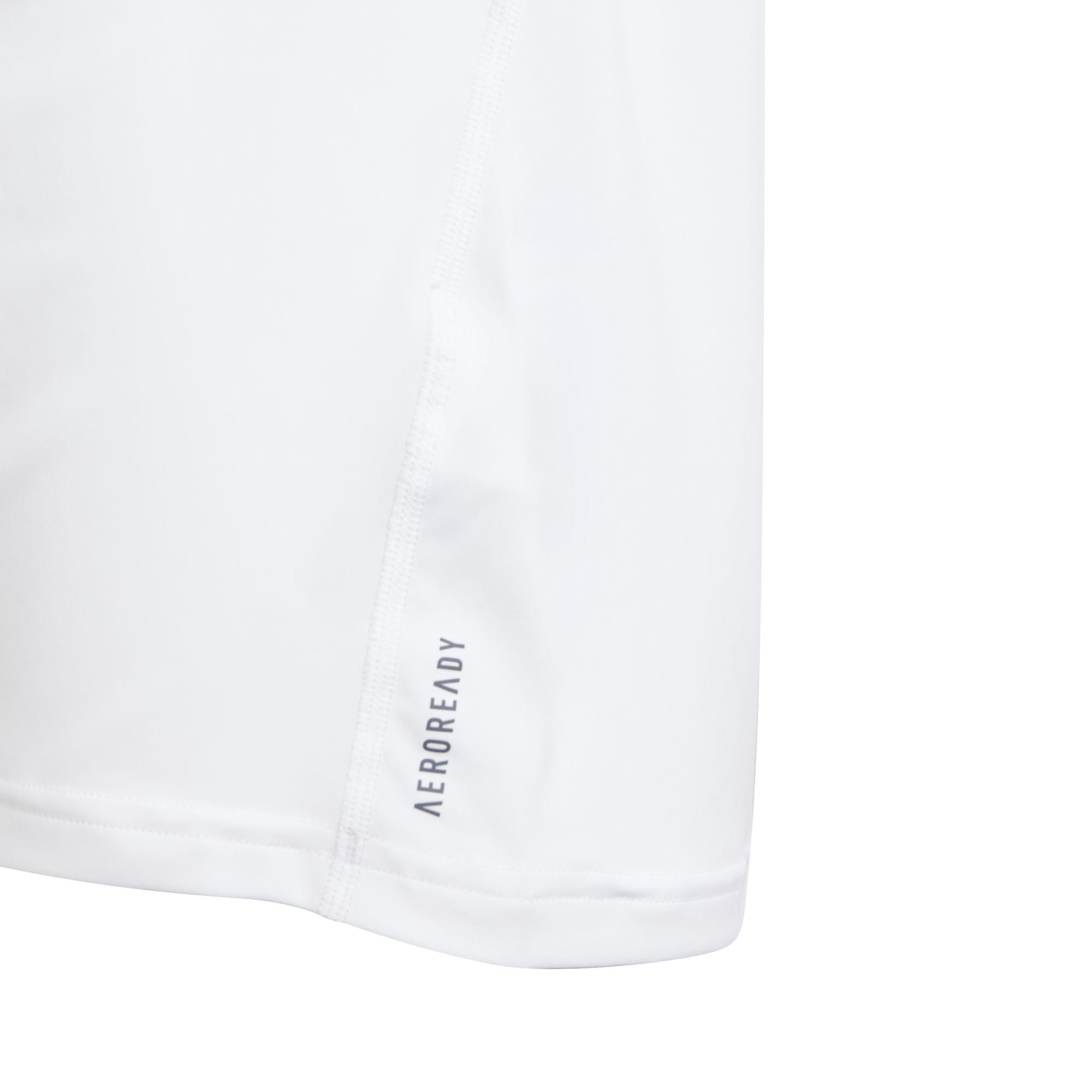 Maglia a maniche corte Adidas modello IT5056 per unisex ragazzi 4/5