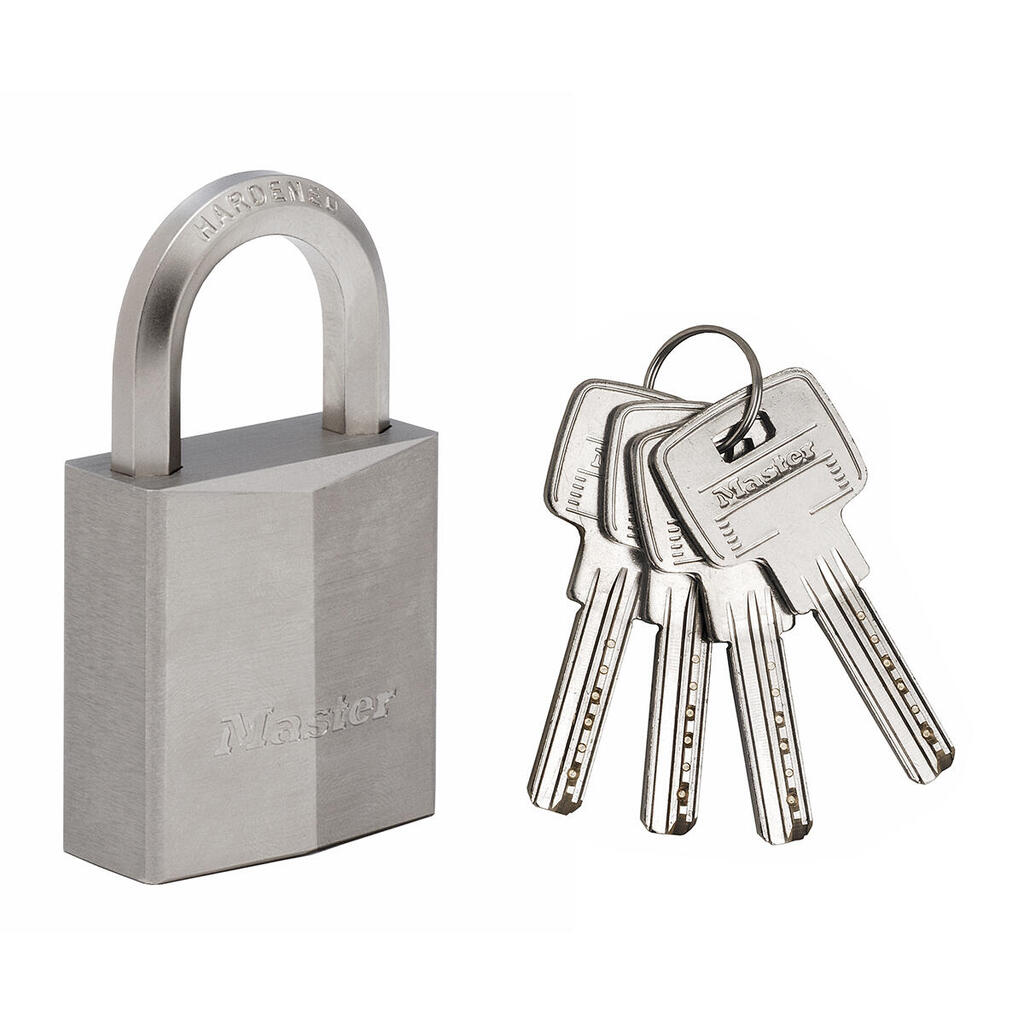 1145PEURD Marine Padlock with Key, Grey, 7,1 x 4 x 2,1 cm