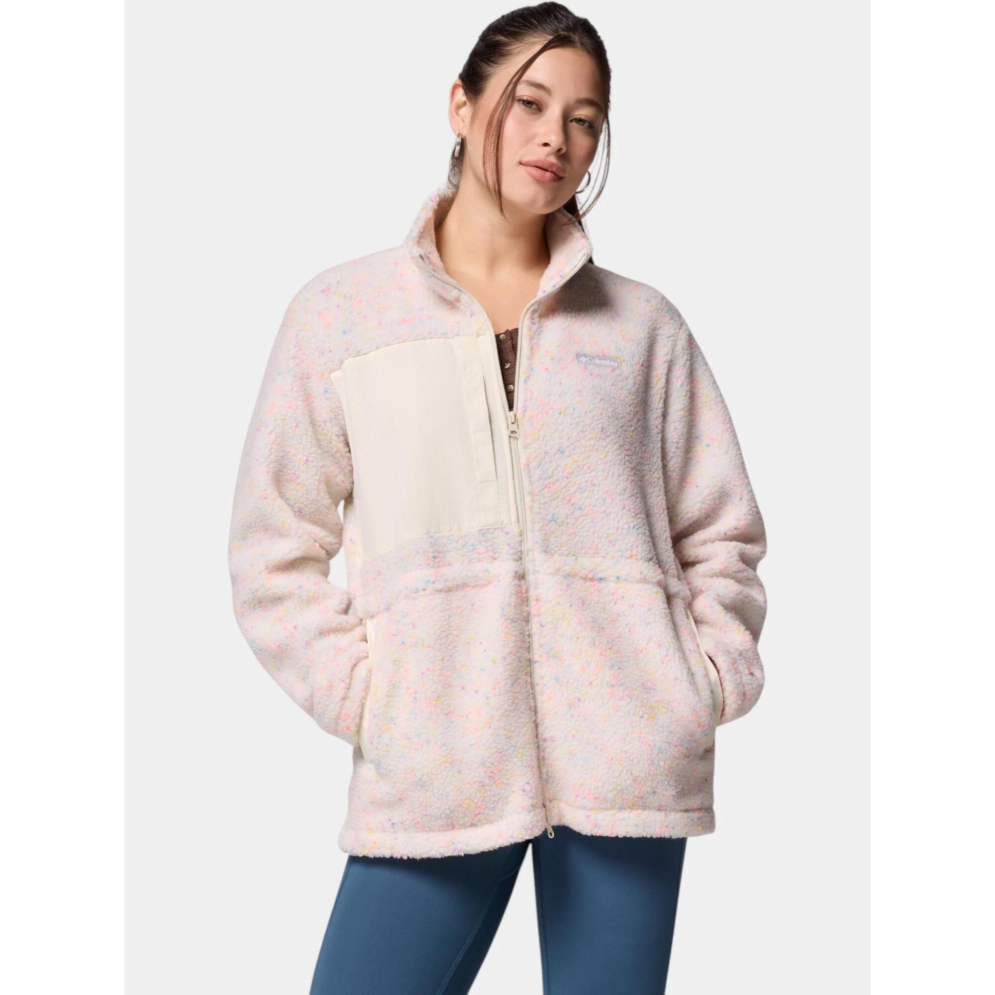 Columbia - Pull Femme Stellar Path - Polaire - Rose - Decathlon