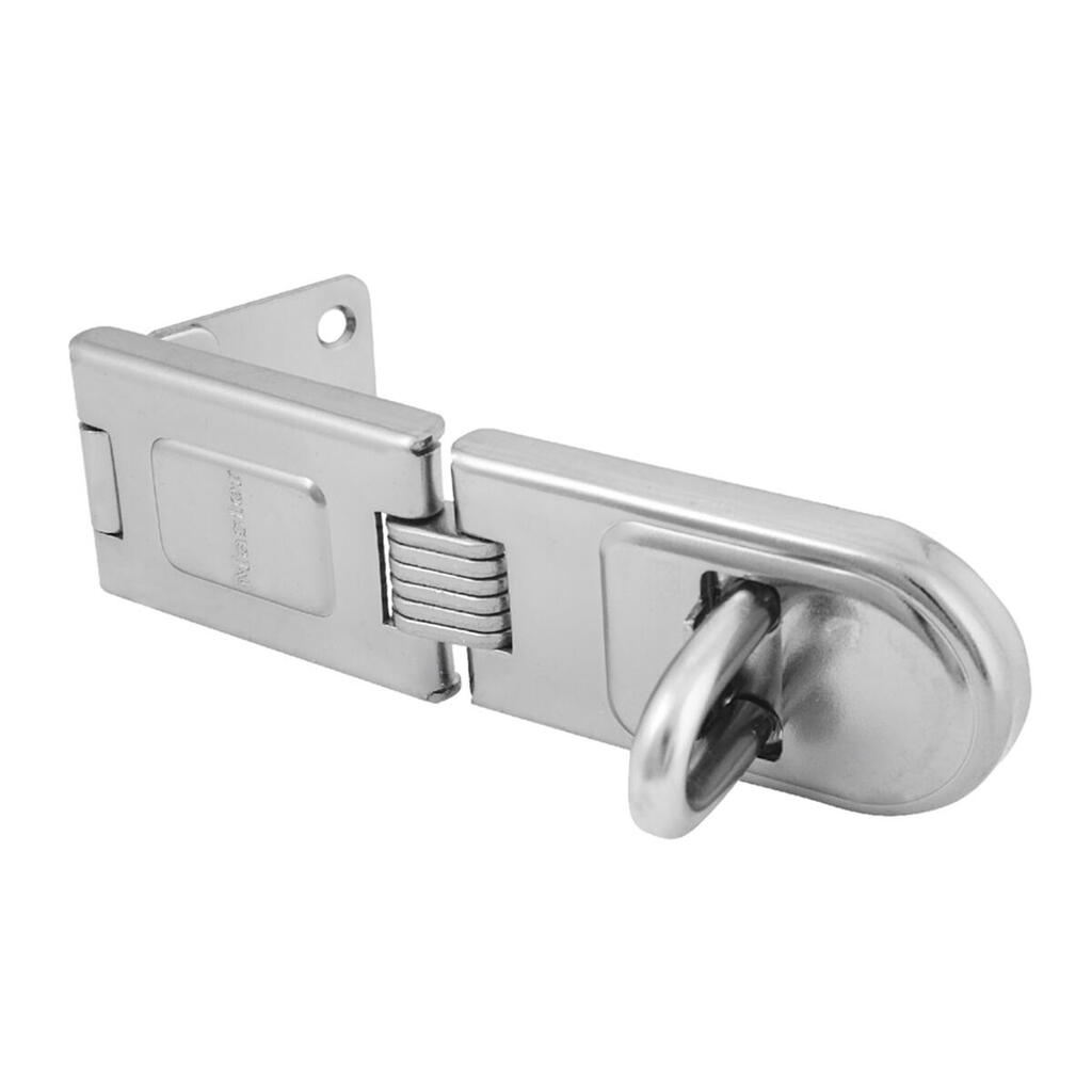 720EURD Heavy Duty Outdoor Door Padlock Single Hinge Hasp, 16 x 4,5 cm