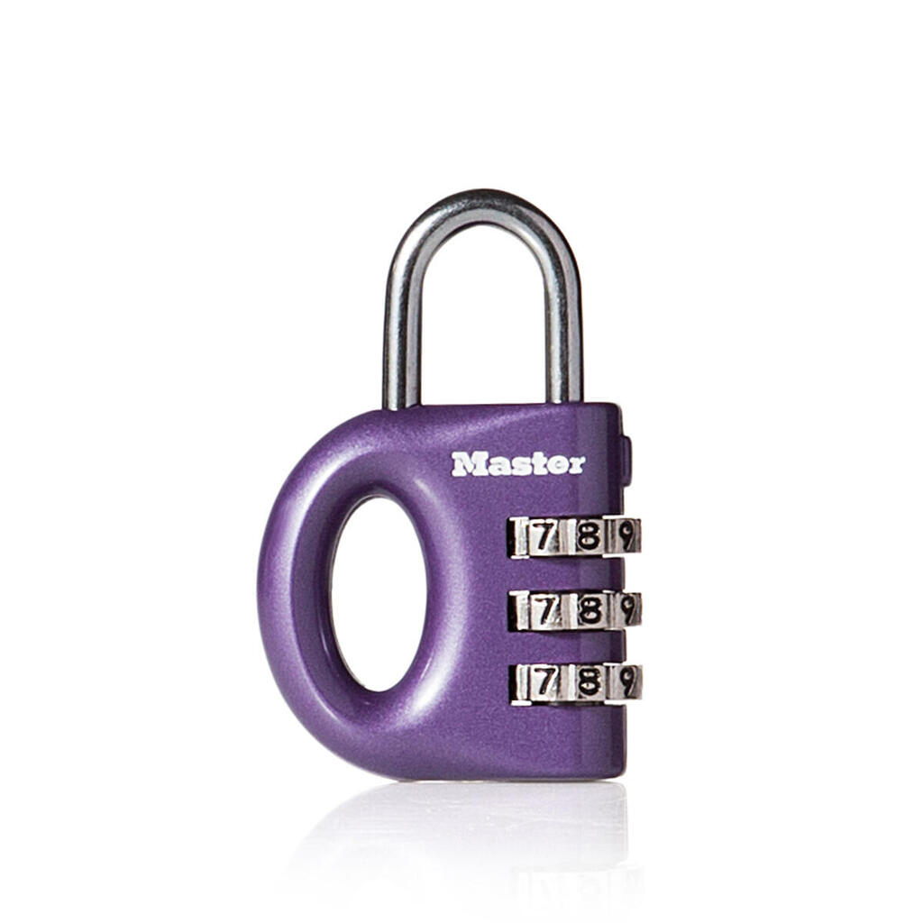 633EURD Combination Padlock with Zinc Body, Random Color, 5,6 x 3,2 x 1,1 cm