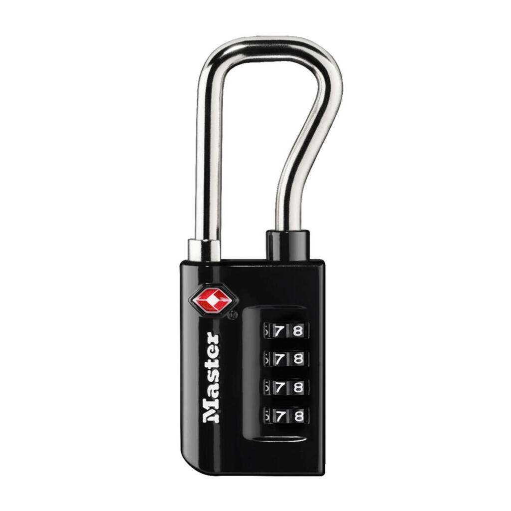 4696EURDBLK Combination Travel Padlock TSA Certified, Black