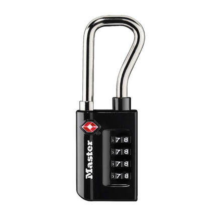 Bagagehangslot met combinatie - TSA-gecertificeerd, Zwart, 10,6 x 3,5 x 1,4 cm