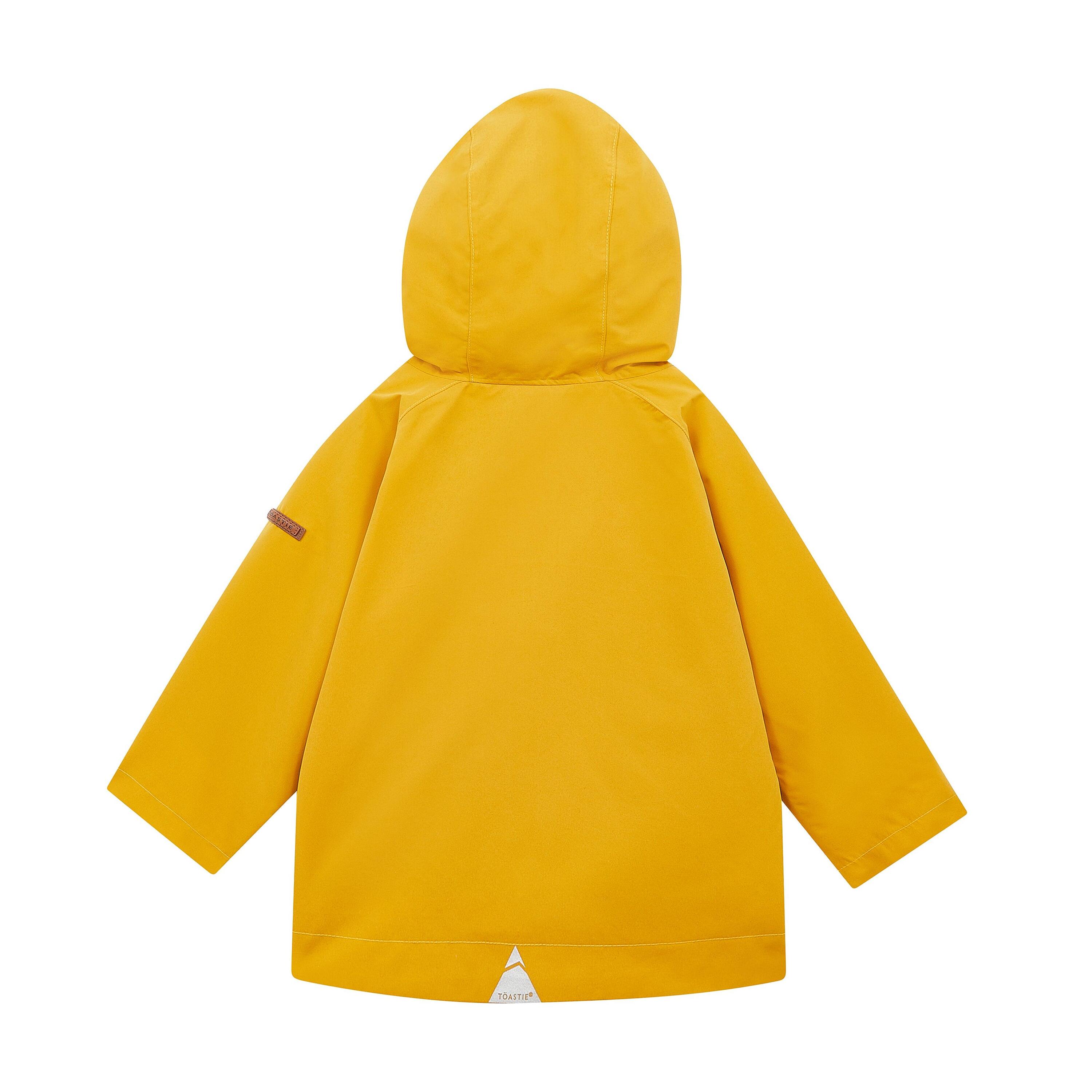 All-Season Waterproof Kids Raincoat in Sunny Yellow TOASTIE