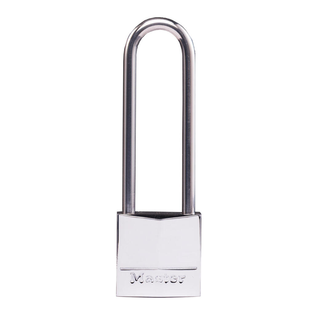 639EURDLJ Marine Padlocks with Key and Long Shackle, Grey, 9,7 x 3 x 1,2 cm