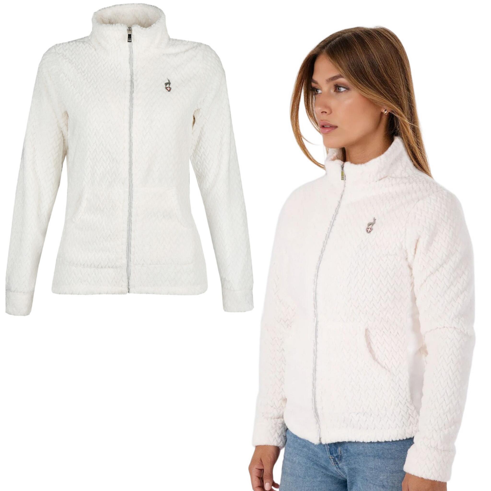Polaires femme Veste polaire AULP Becco-Blanc-M 1/4