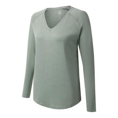 Hemd met lange mouwen fitness dames