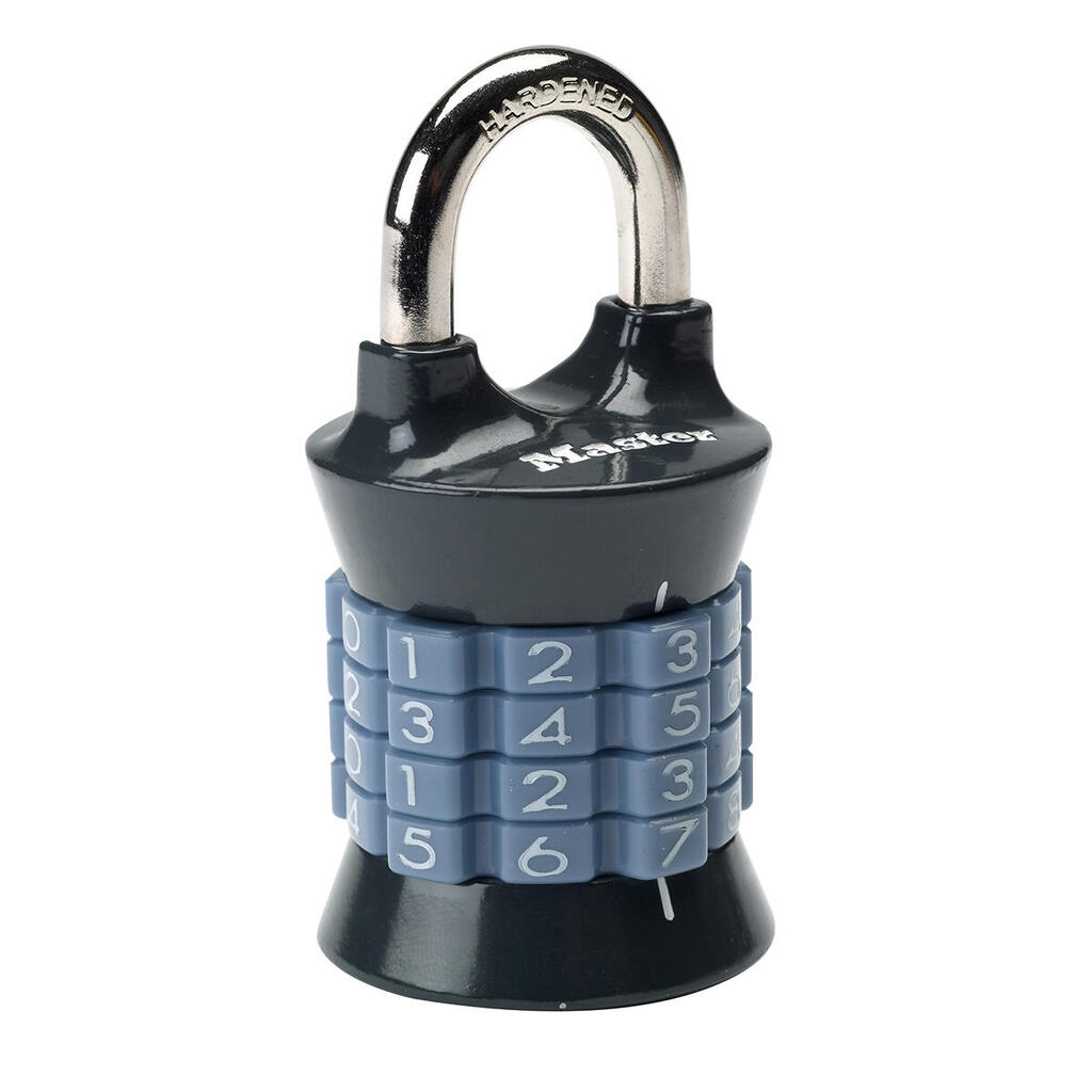 1535EURDCOL Combination Padlock, Random Color, 7,4 x 3,7 x 3,7 cm