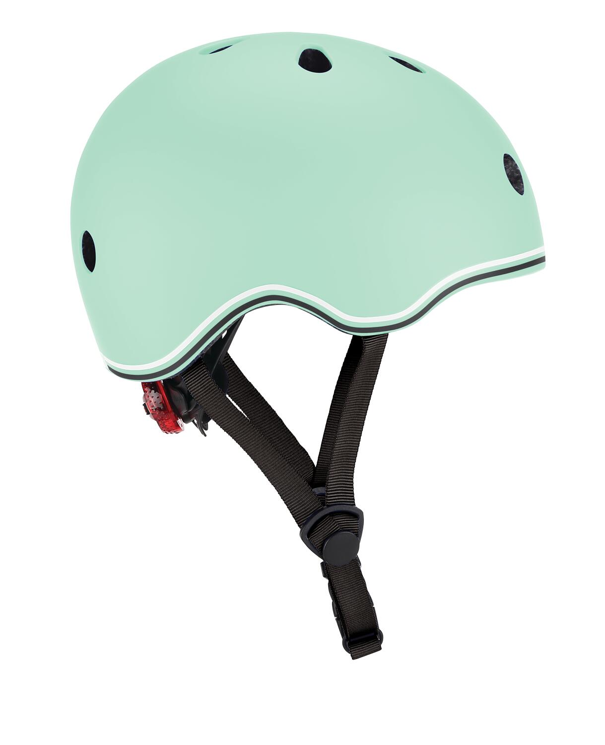 Casco bambino Globber Go Up Lights Verde pastello 9/13