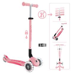 Trottinette ELITE LIGHTS - Rose pastel