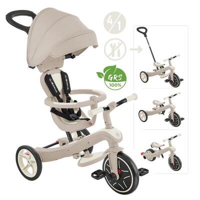 GLOBBER EXPLORER TRIKE 4in1 ECO kokos weiß
