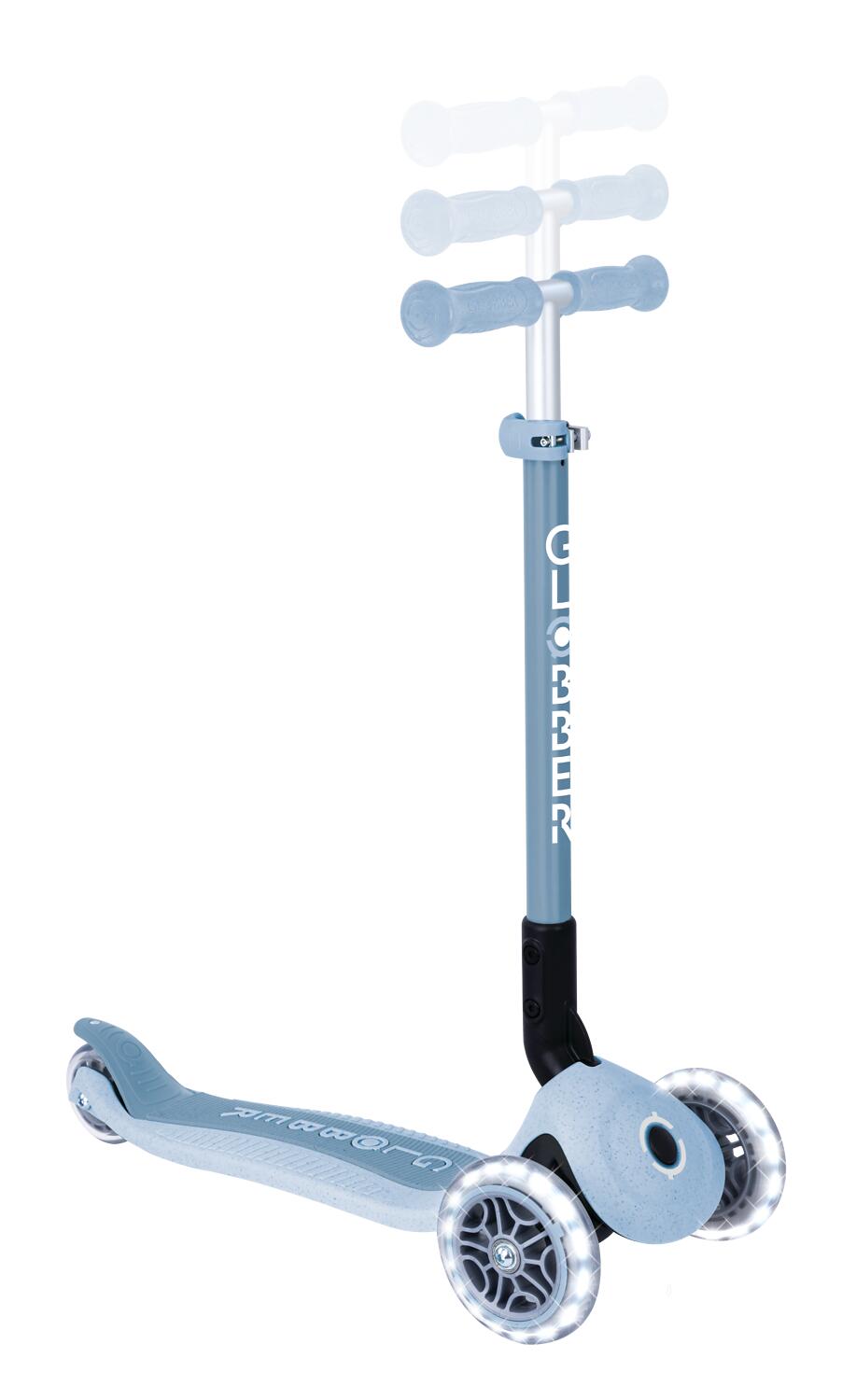 Globber Primo ECO foldable lights step in blueberry 9/14