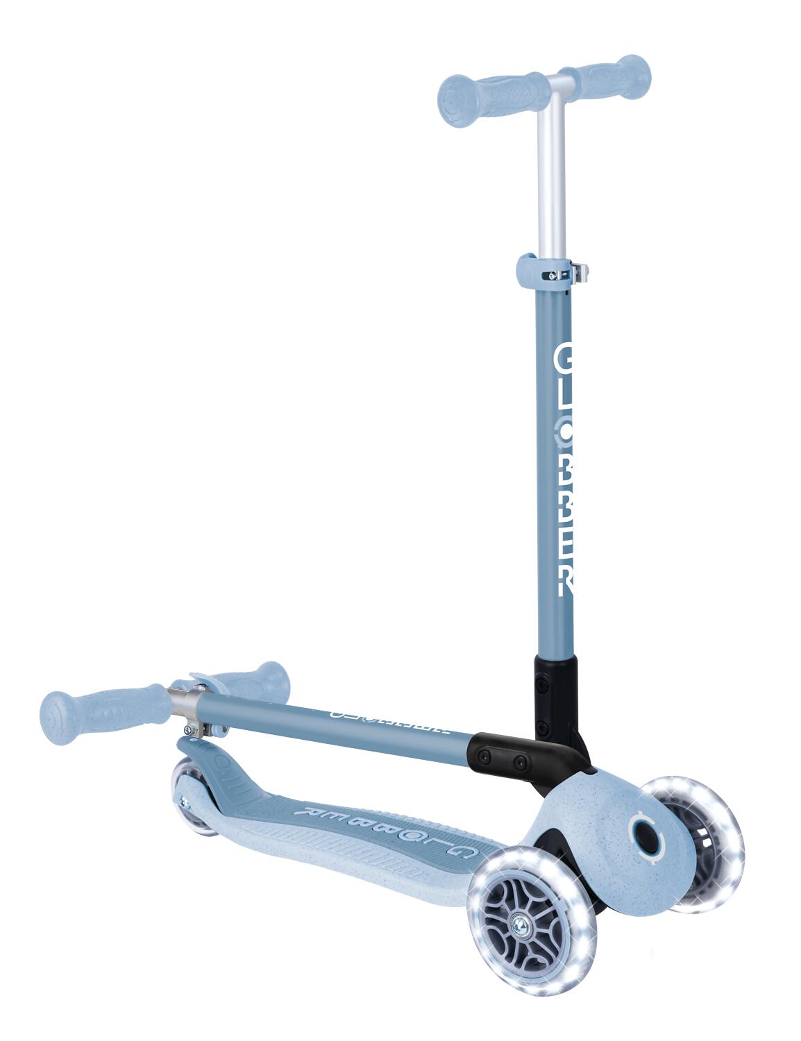 Globber Primo ECO foldable lights step in blueberry 11/14