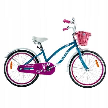 Rower dziecięcy dla dziewczynki cruiser plażowy miejski GERMINA 20