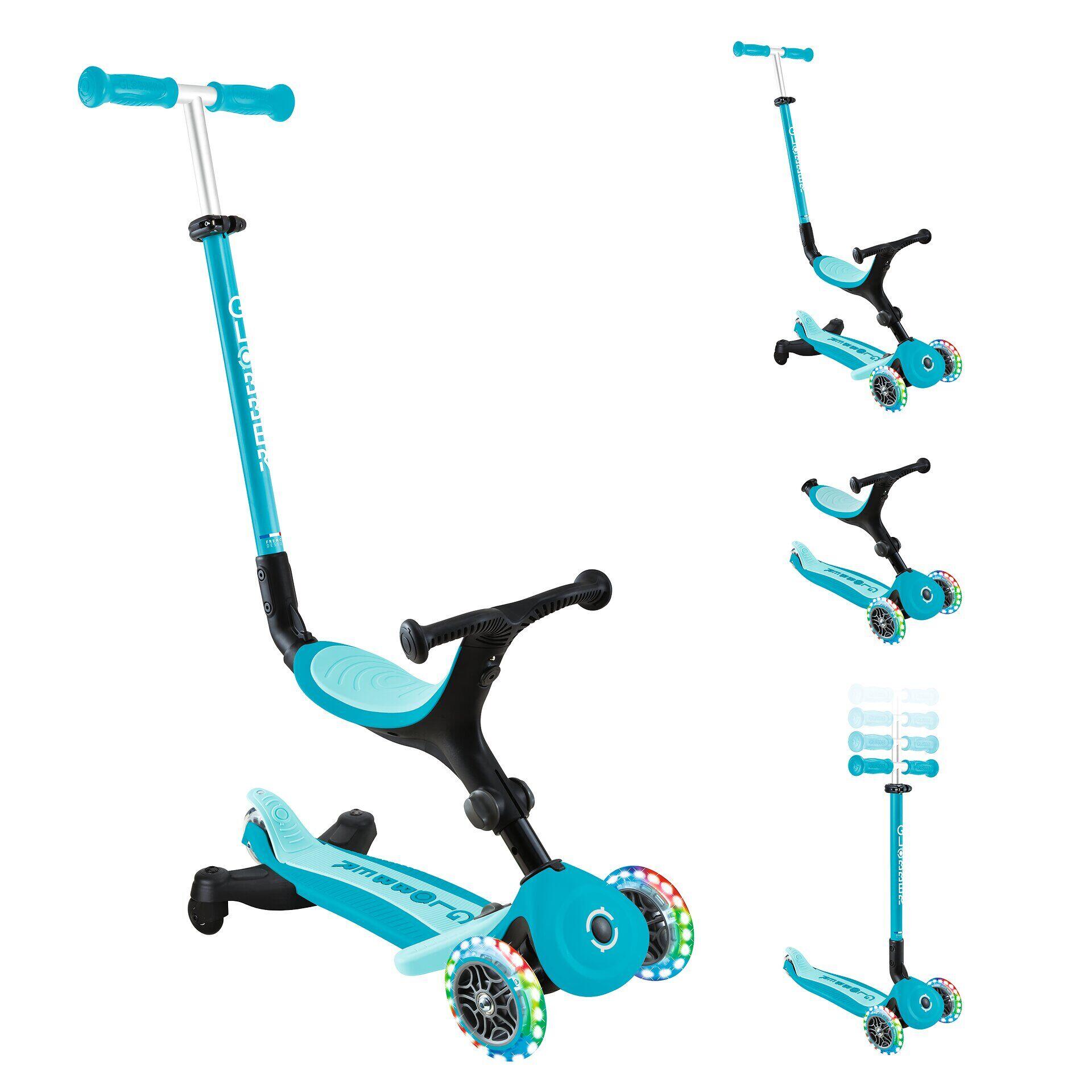 Monopattino evolutivo GO-UP ACTIVE LIGHTS 360 - Blu Aqua 10/15