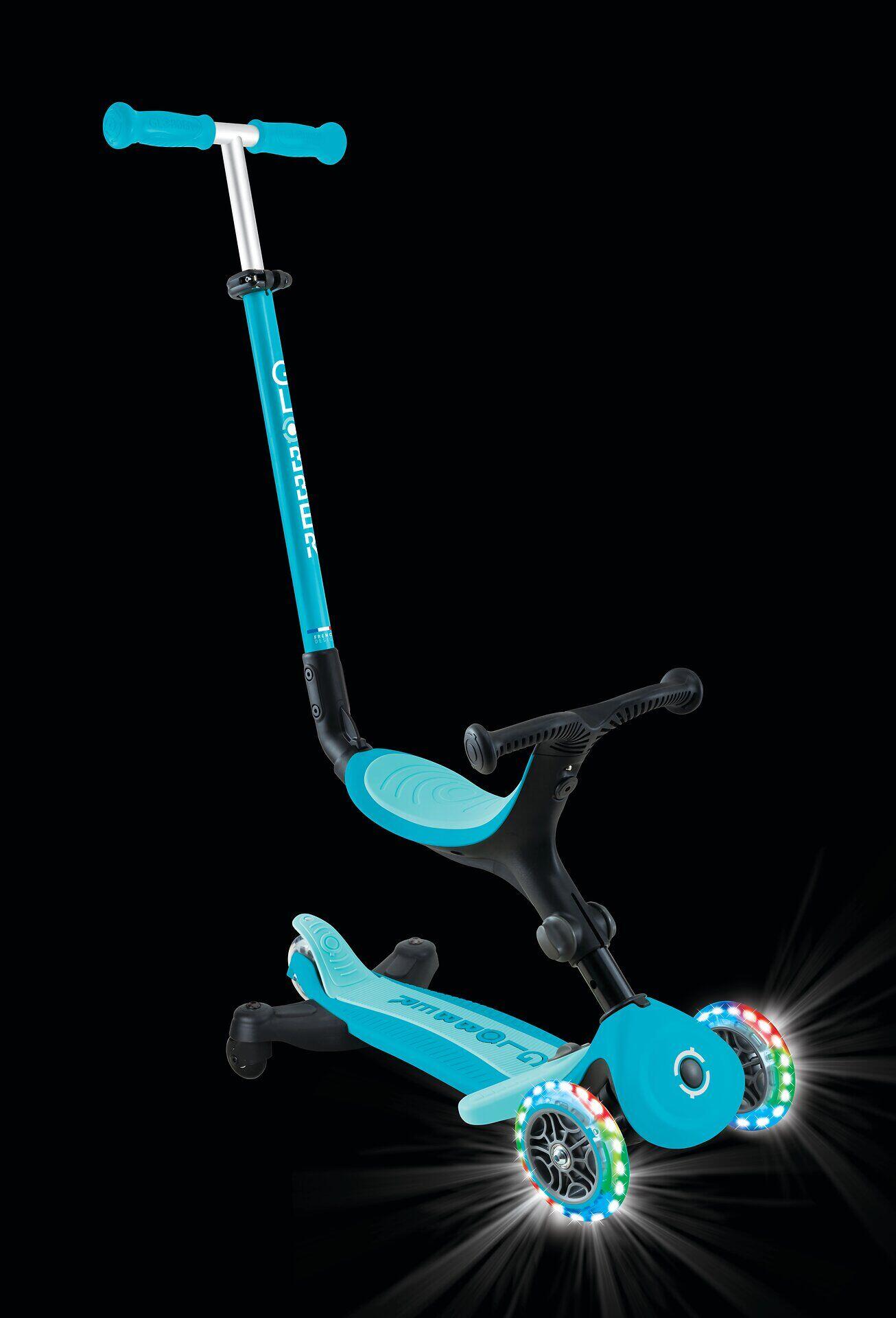 Monopattino evolutivo GO-UP ACTIVE LIGHTS 360 - Blu Aqua 14/15