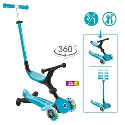 Trottinette évolutive GO-UP ACTIVE LIGHTS 360 - Bleu Aqua