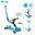 Trotineta Globber Go-Up 3 in 1 Active, Eco, rotire 360, blue