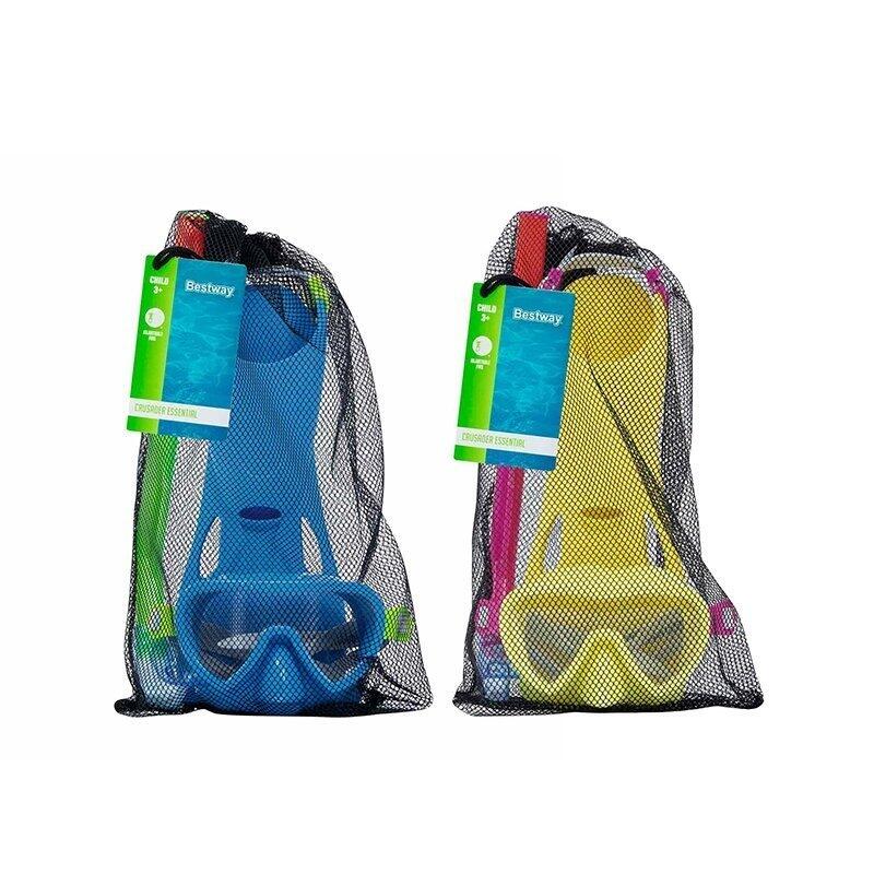 Lunettes de Plongée avec Tube et Palmes Bestway Bleu 6/7