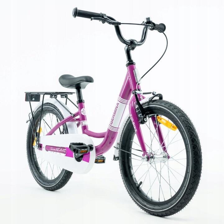 Kinderfiets voor meisje GERMINA Alu licht 18 inch paars 3/6