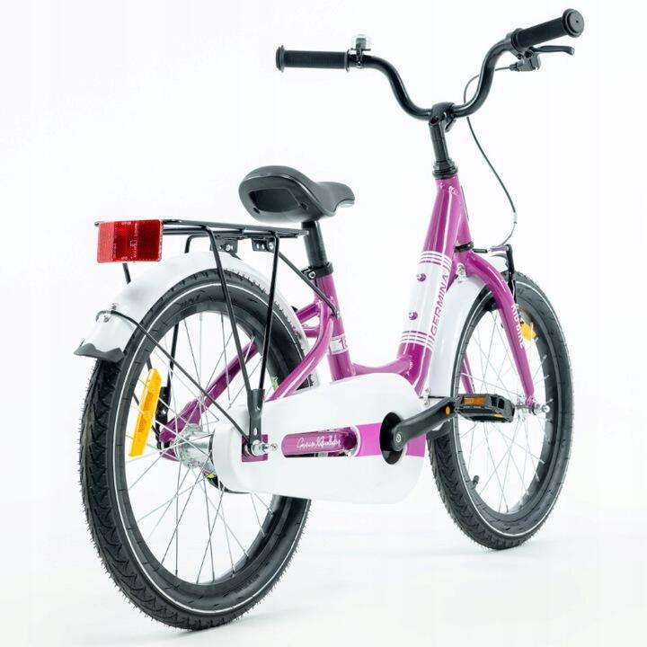 Kinderfiets voor meisje GERMINA Alu licht 18 inch paars 2/6