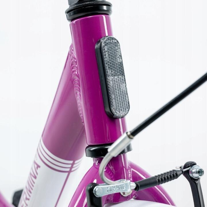 Kinderfiets voor meisje GERMINA Alu licht 18 inch paars 5/6