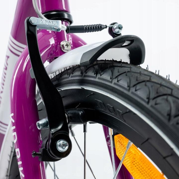 Kinderfiets voor meisje GERMINA Alu licht 18 inch paars 4/6