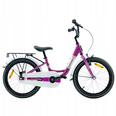 Kinderfiets voor meisje germina alu licht 18 inch paars