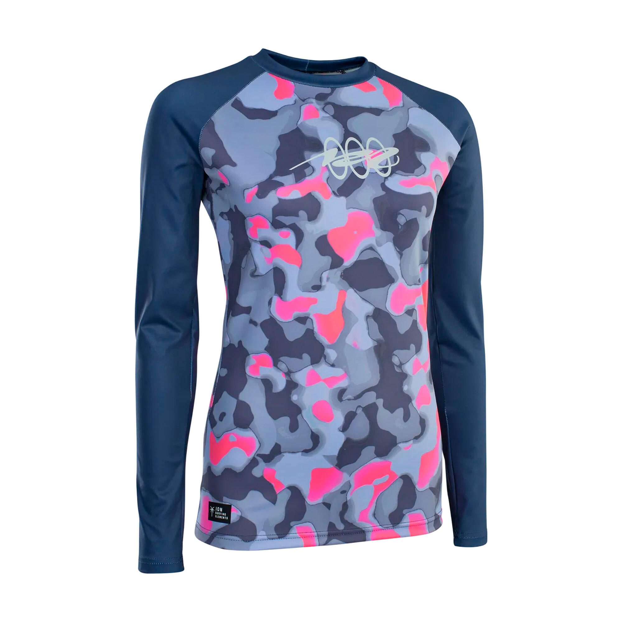 Camiseta de manga longa para natação feminina ION Lizz UV capsule pink 3/3
