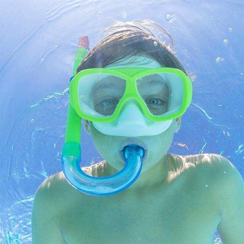 Óculos de Mergulho com Tubo Infantis Bestway Verde 7/7