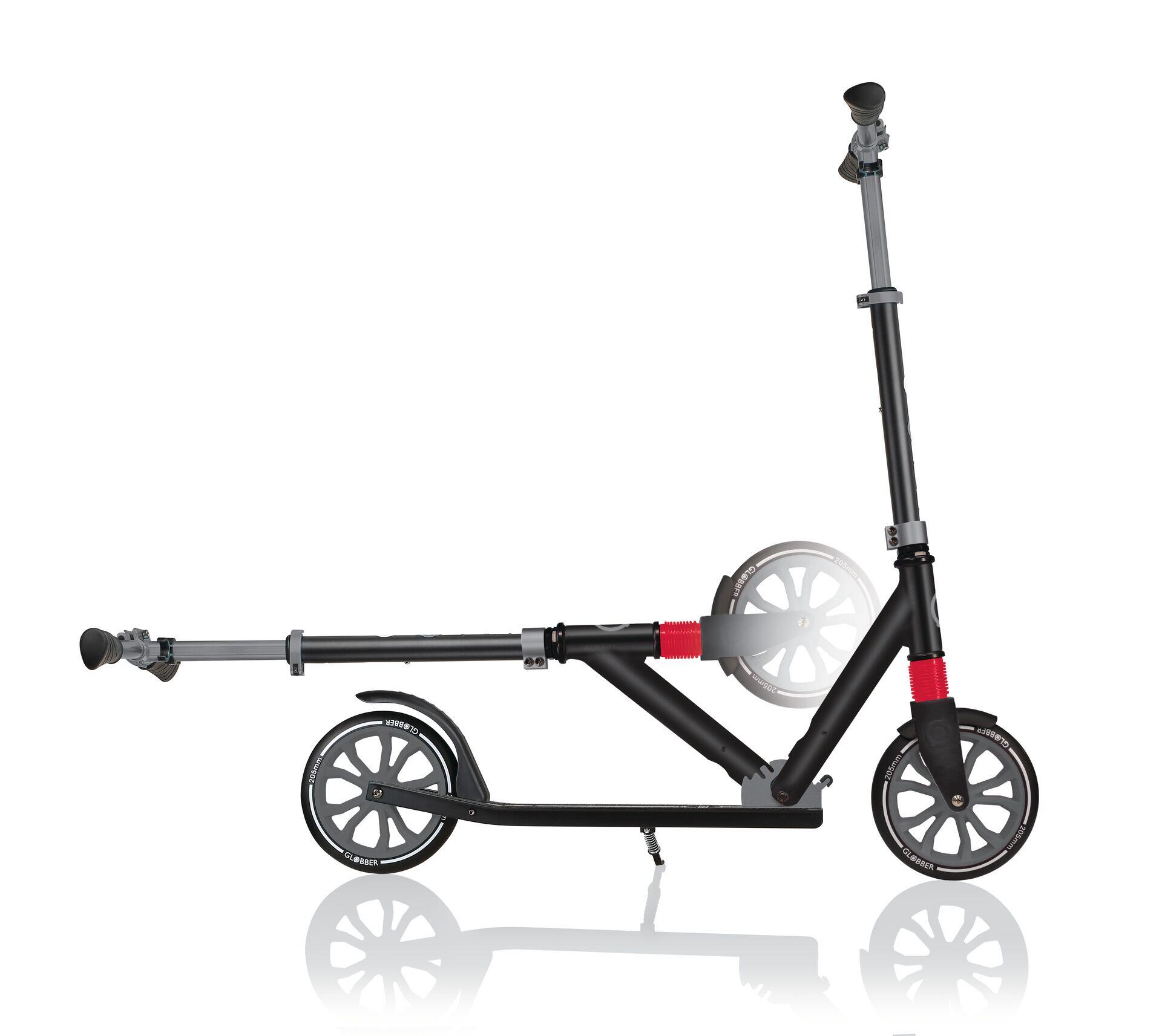 Globber Opvouwbare Step "NL 205" in Zwart 10/14