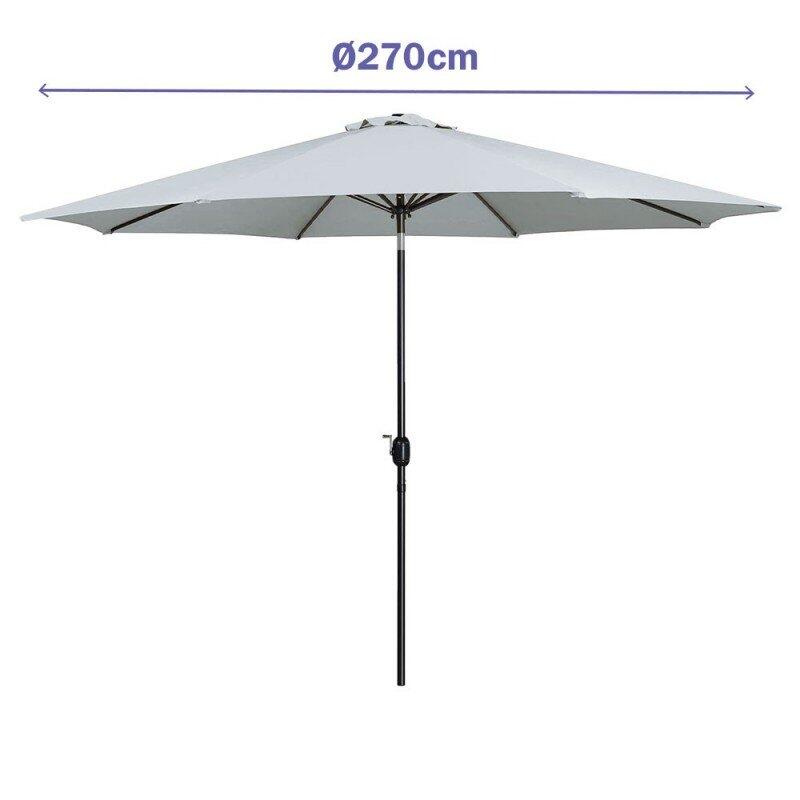 Sombrinha Marbueno 270 cm para Jardim e Exteriores 4/4