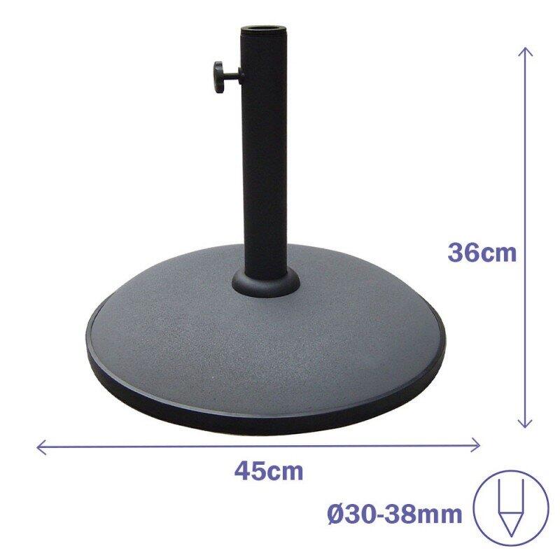 Base de Sombrilla Marbueno Cemento 20KG 45x36 cm 4/4