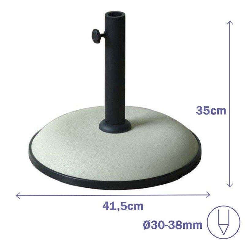 Base de Sombrilla Marbueno de Cemento 15KG para Jardín 4/5