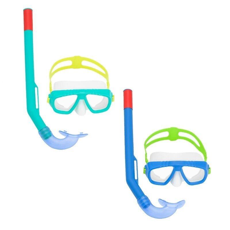 Óculos de Mergulho com Tubo Infantis Bestway Azul 7/7