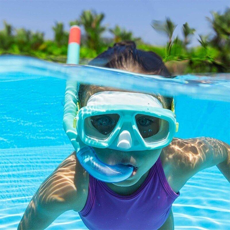 Óculos de Mergulho com Tubo Infantis Bestway Azul 6/7